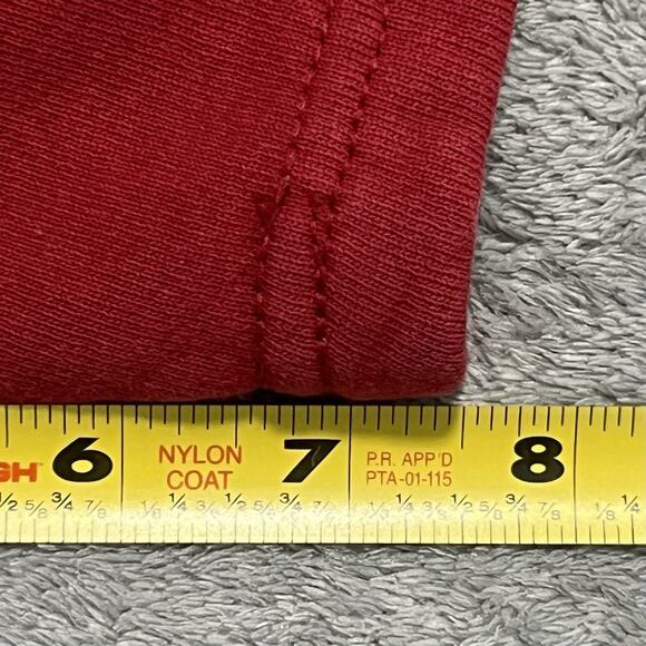 LL Bean Shorts Mens 2XL Red Athletic Fleece Russell Athletic USA Made Vintage - Picture 14 of 16